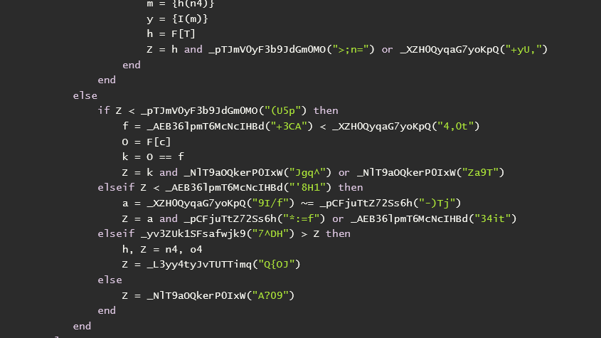 Obfuscated Lua Script